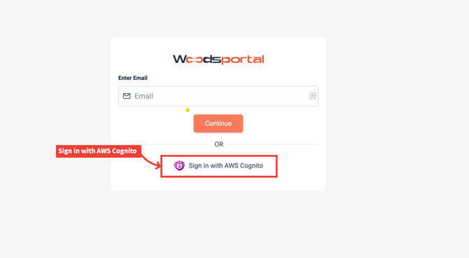 Login — Sign in with AWS Cognito